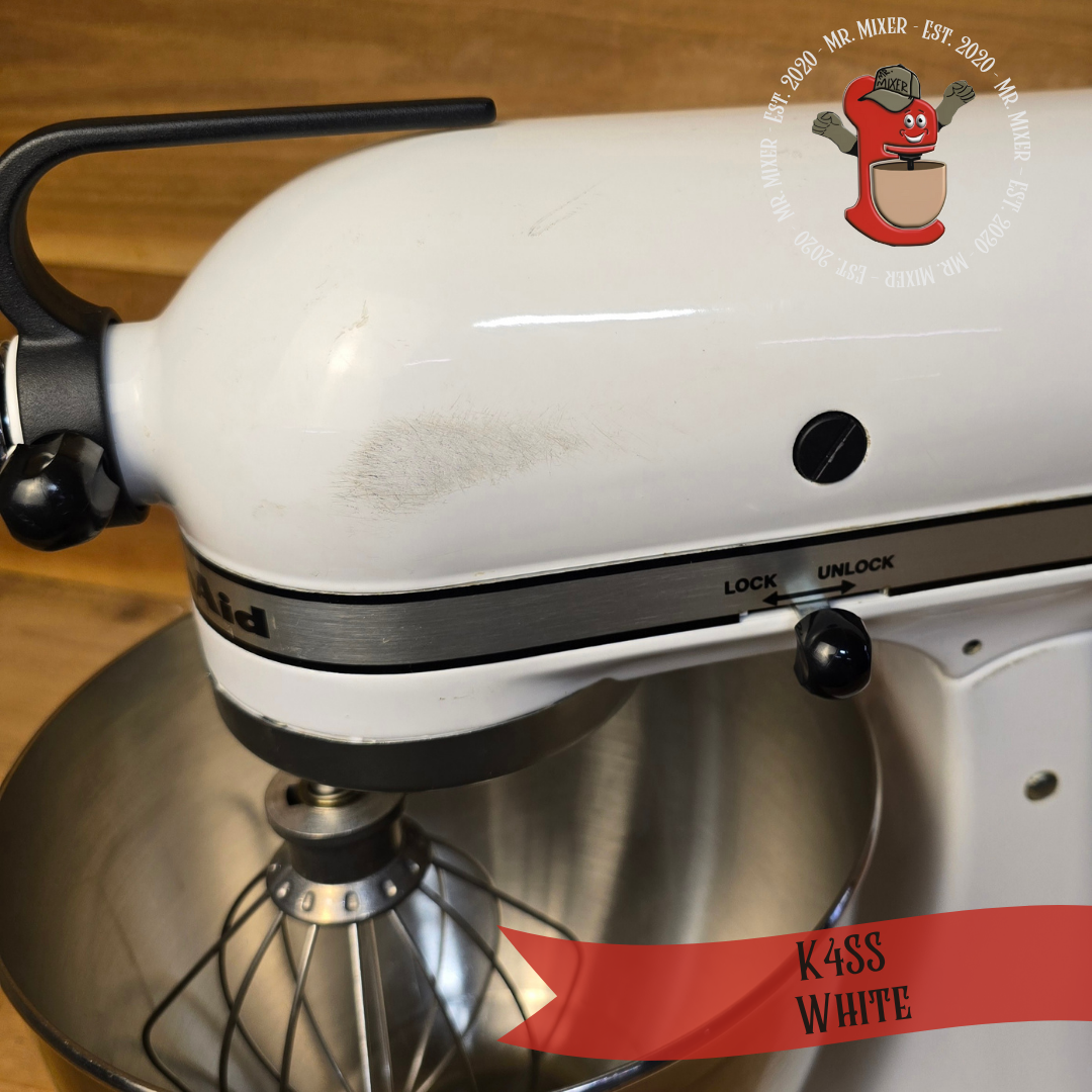 Mr. Mixer Upgraded KitchenAid Artisan (KSM150PSWW) 5 Quart White